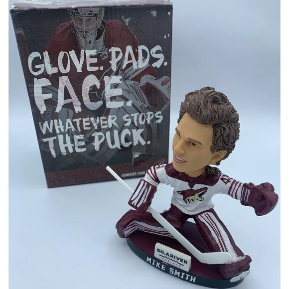 Mike Smith Arizona Coyotes #41 Bobblehead - Gila River Sponsored Collectible - Picture 1 of 5